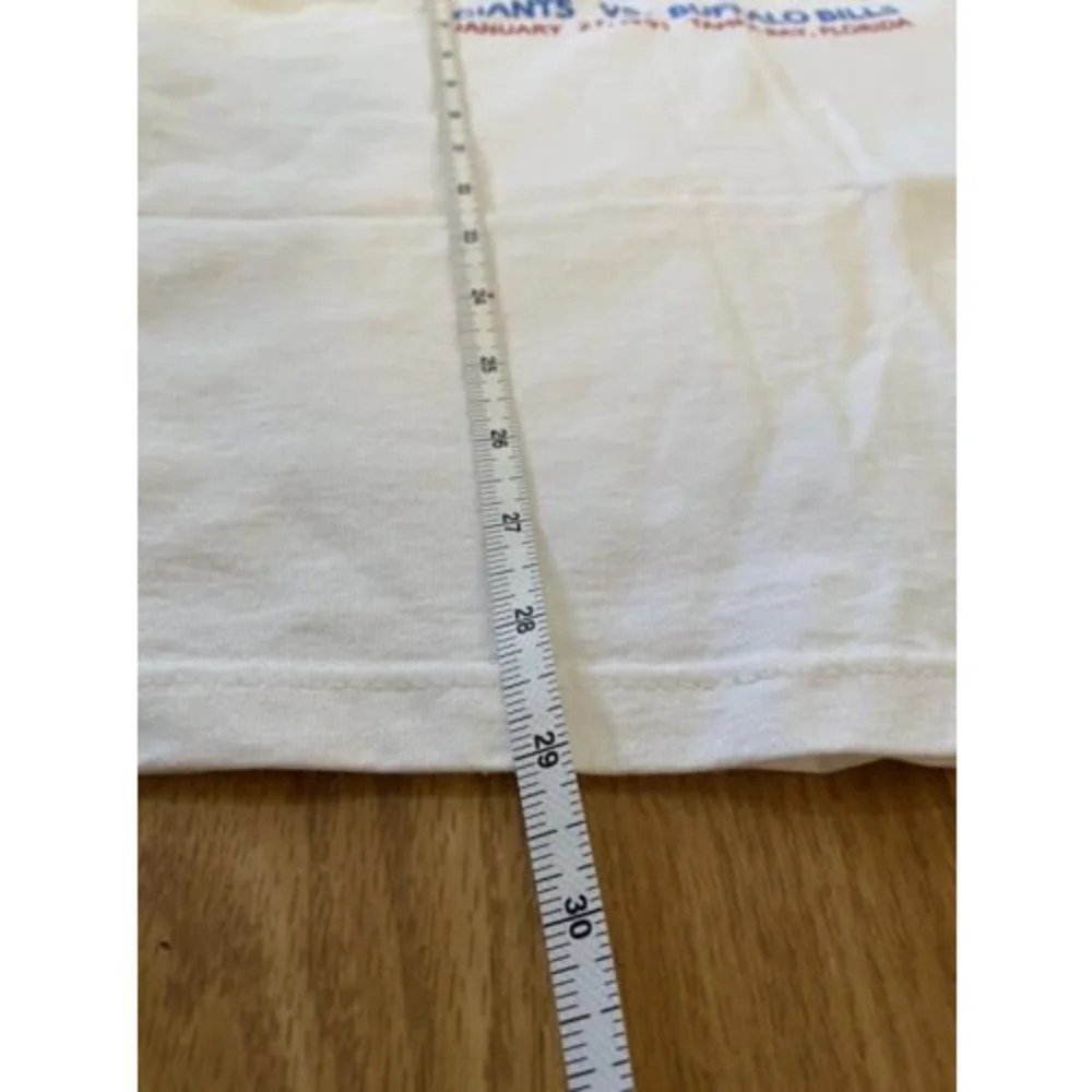 ❌SOLD❌Vintage 1991 Converse Superbowl XXV Giants Buffalo Bills Short Sleeve - Picture 10 of 12